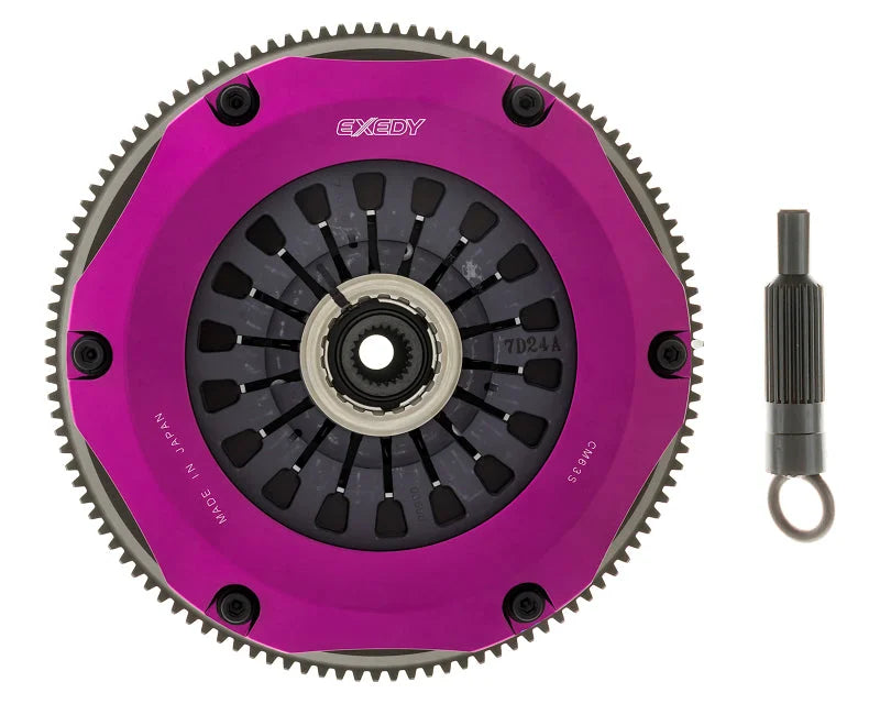Exedy 96-06 Mitsubishi Evo 4-9 4G63T 2.0L Twin-Organic Clutch Kit - Main Product View