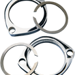 Load image into Gallery viewer, Exhaust Flange Kit - Chrome DragSpecialties 74545 - Main Product View