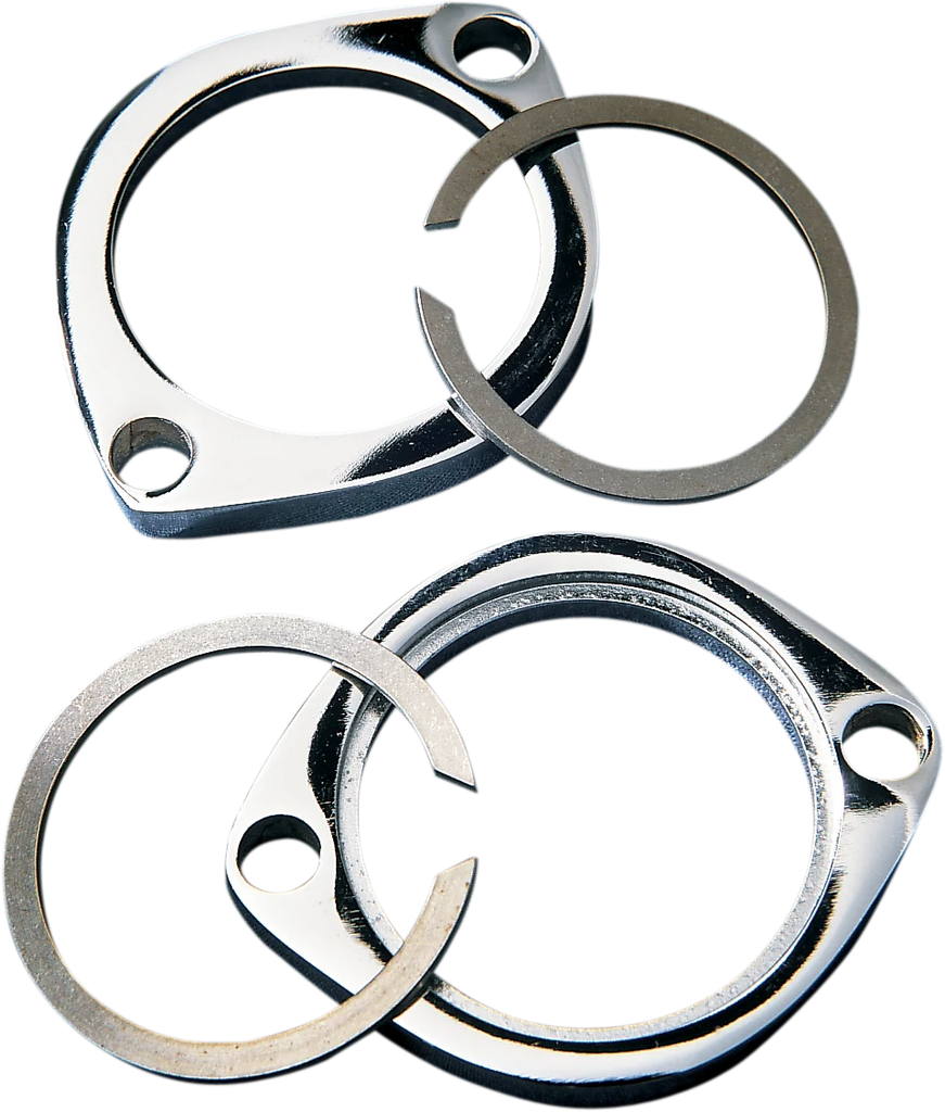 Exhaust Flange Kit - Chrome DragSpecialties 74545 - Main Product View