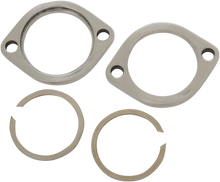 Load image into Gallery viewer, Exhaust Flange Kit - Chrome DragSpecialties 74545 - Side View