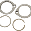 Load image into Gallery viewer, Exhaust Flange Kit - Polished Stainless Steel DragSpecialties 74545S - Main Product View