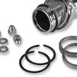 Load image into Gallery viewer, Exhaust Port Chrome Gasket Kit - Big Twin/XL James Gasket 65324-83-KWG1 - Side View