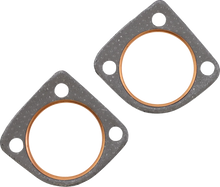 Load image into Gallery viewer, Exhaust Port Gasket - 3 Bolt Standard James Gasket 65834-68-STD - Main Product View
