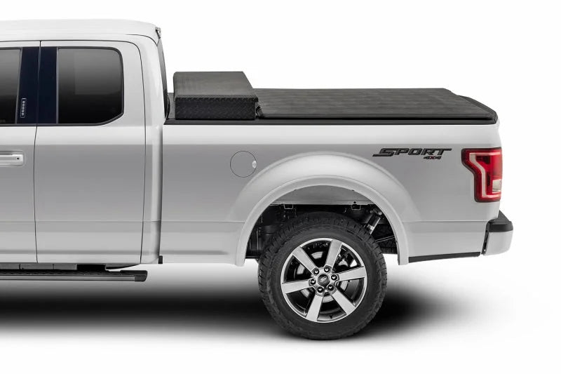 Extang 17-23 Ford F-250/F-350 Super Duty Short Bed (6ft 10in) Trifecta Toolbox 2.0 - Back View