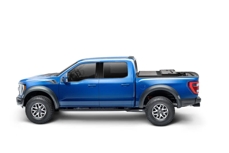 Extang 17-23 Nissan Titan w/o Rail Sys. (5ft. 7in. Bed) Solid Fold ALX - Side View