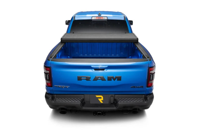 Extang 19-23 Dodge Ram w/RamBox New Body (5ft. 7in. Bed) Solid Fold ALX - Back View
