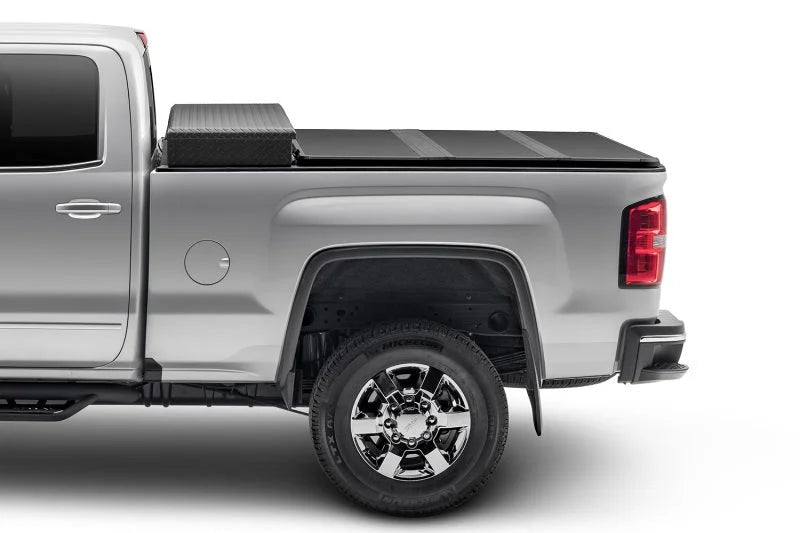 Extang 2020 Chevy/GMC Silverado/Sierra (6 ft 9 in) 2500HD/3500HD Solid Fold 2.0 Toolbox - Side View