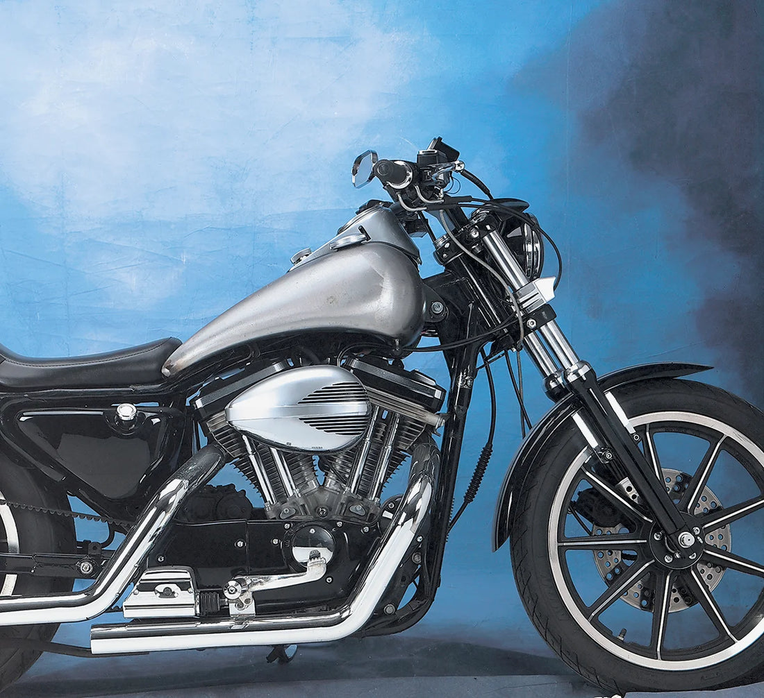 Extended Dash Tank Kit - Quickbob® - Sportster DragSpecialties 11603-BX46 - Side View