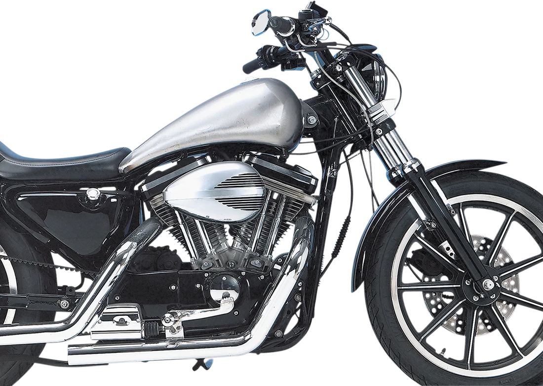 Extended Gas Tank - Smooth-Top - Single-Cap - Sportster DragSpecialties 11586-BX46 - Back View