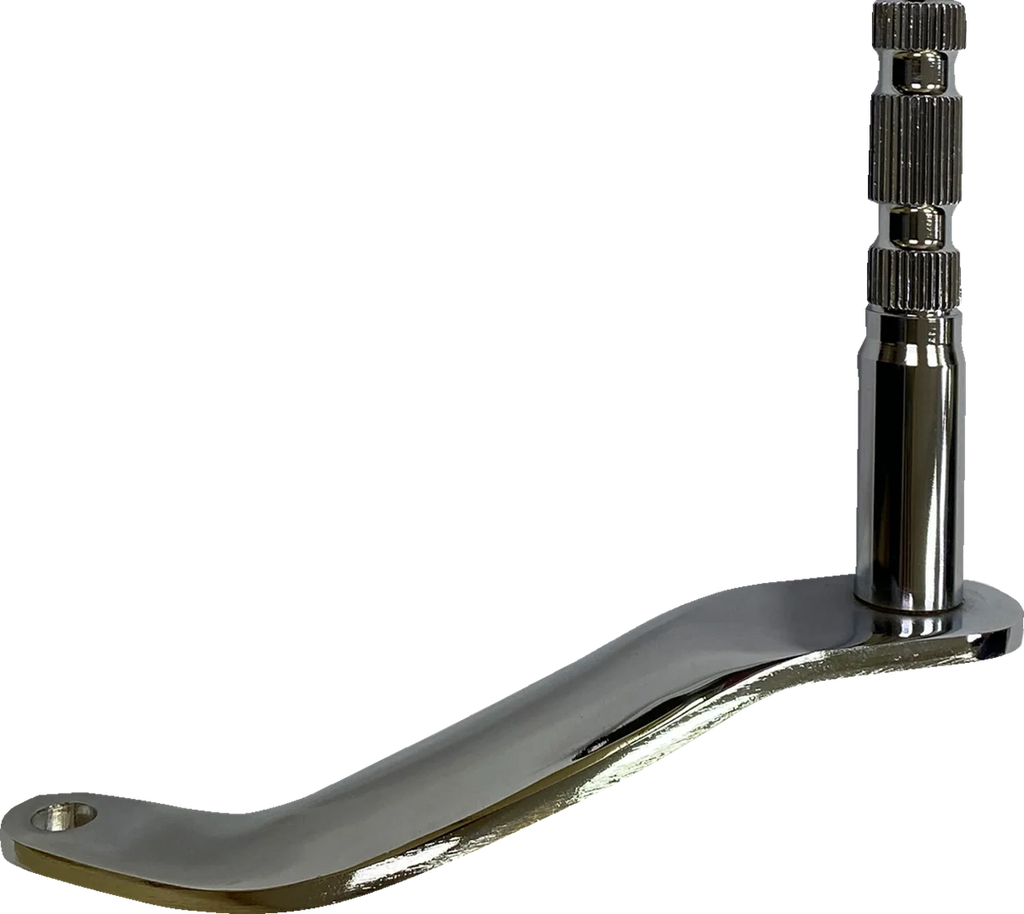 Extended Shifter Lever - Gloss Black - FL DragSpecialties D07-0414LGB - Side View