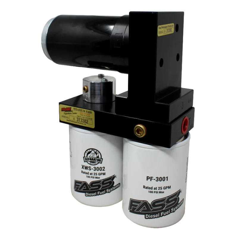 FASS 18-19 Ford F150 Powerstroke 3.0L 110gph Titanium Series Fuel Air Separation System TS F19 110G - Side View