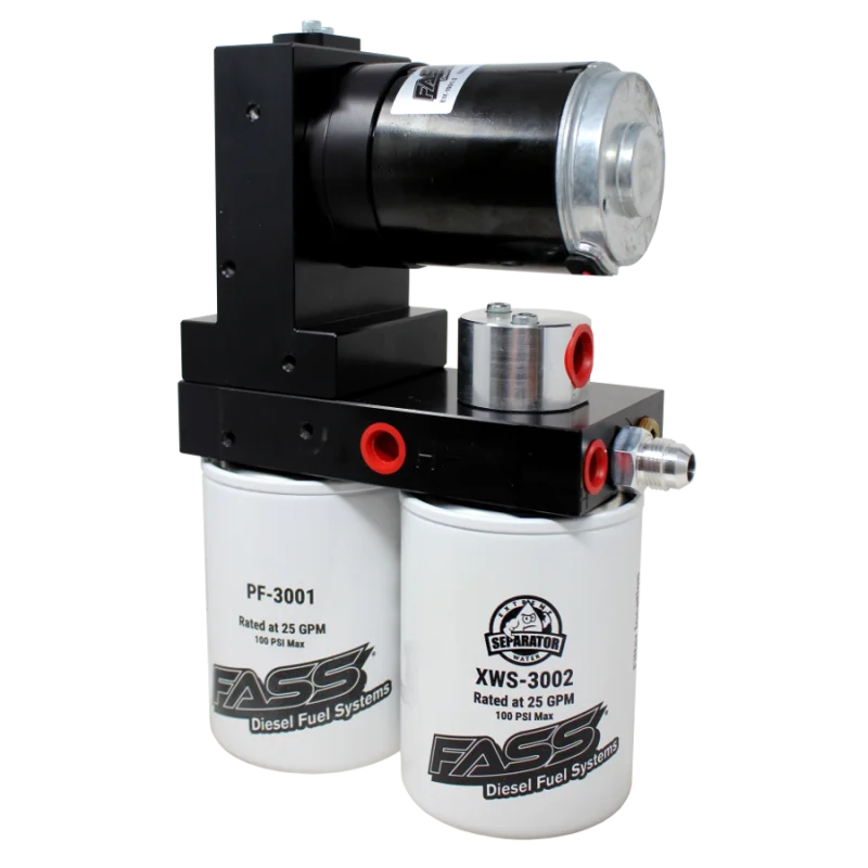 FASS Class 8 165gph/16-18psi Titanium Signature Series Fuel Air Separation System TS 165G - Side View