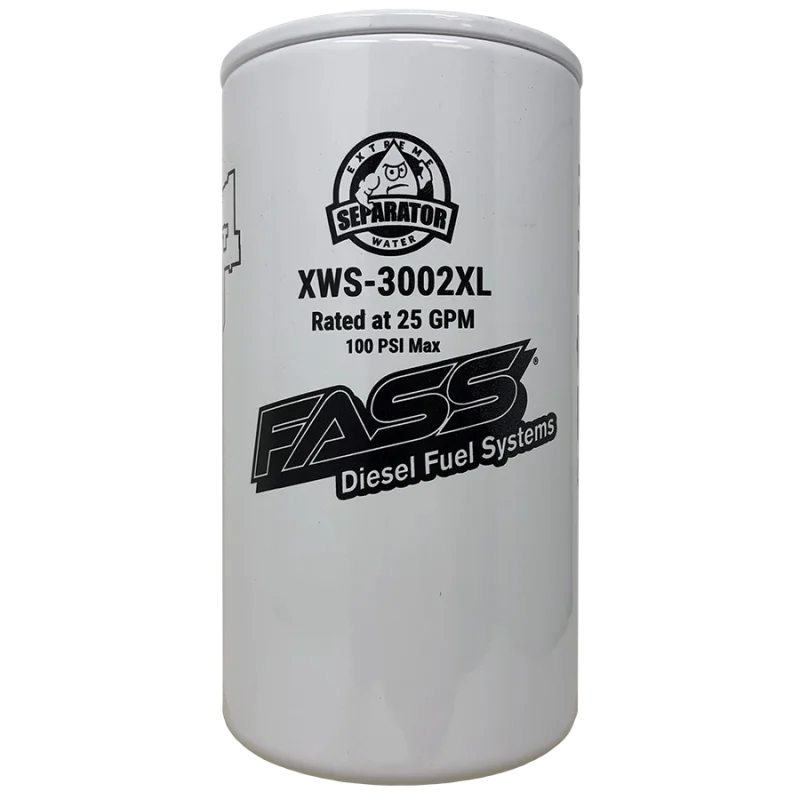 FASS Hydroglass Titanium Signature Series Extended Length Extreme Water Separator XWS-3002XL