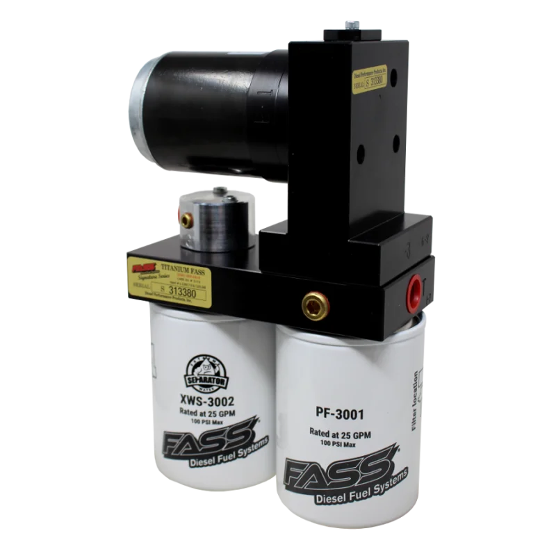 FASS Universal 100gph/16-18psi Titanium Signature Series Fuel Air Separation System TS 100G - Side View