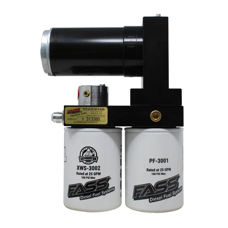 FASS Universal 140gph/45psi Titanium Signature Series Fuel Air Separation System TS 140G - Side View