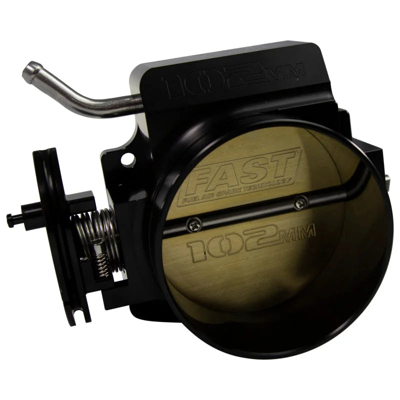 FAST Black Throttle Body LSX 102MM W/O TPS & IAC - Side View