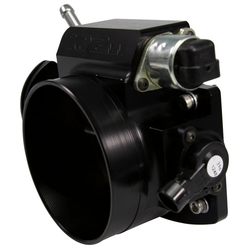 FAST Black Throttle Body LSX 102MM w/ TPS & IAC - Side View