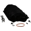 Load image into Gallery viewer, FAST LSXR 102MM Rect Port Intake Manifold - Black w/ 102MM Big Mouth Billet Throttle Body (Kit) - Back View