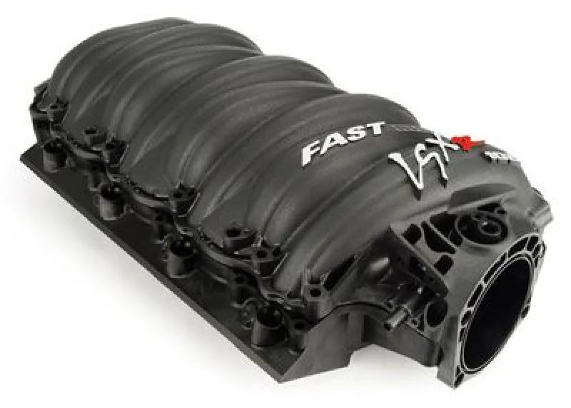FAST LSXR 102MM Rect Port Intake Manifold - Black w/ 102MM Big Mouth Billet Throttle Body (Kit) - Installation View