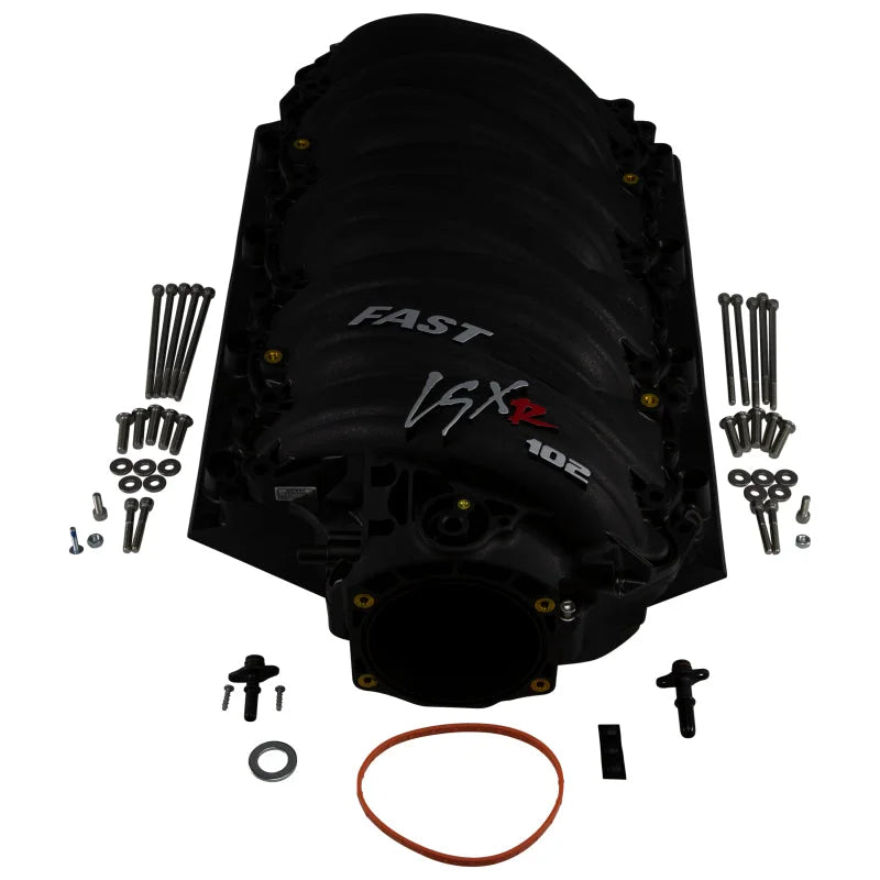 FAST LSXR 102MM Rect Port Intake Manifold - Black w/ 102MM Big Mouth Billet Throttle Body (Kit) - Additional View 6