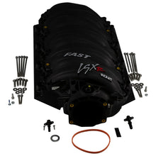 Load image into Gallery viewer, FAST LSXR Manifold 102MM Rect Port - Black - Side View