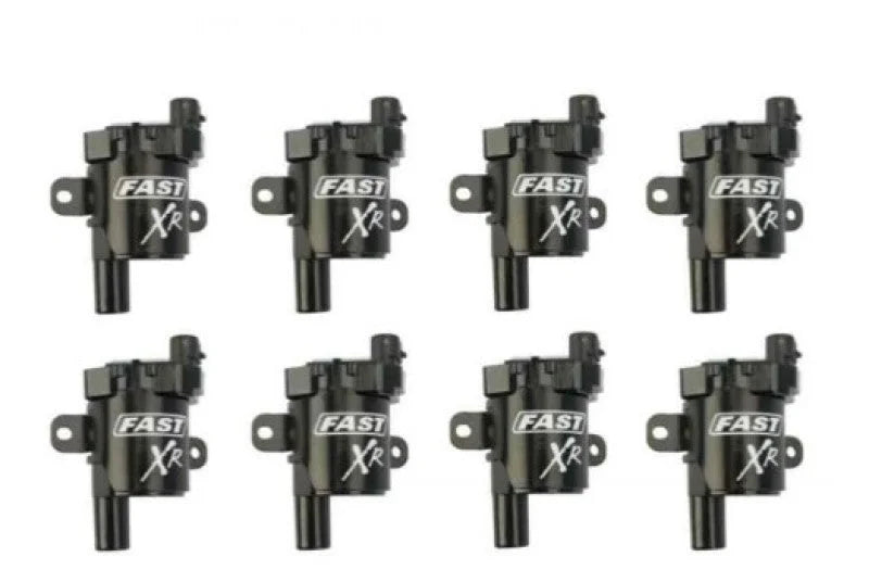 FAST XR Ignition Coil Set for GEN3 4.8/5.3/6.0L LS Truck Engines - Set of 8 - Side View