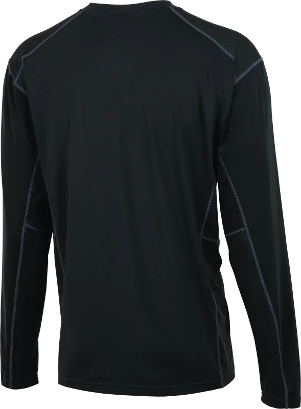 FIRSTGEAR Base Layer Shirt Lightweight Long-Sleeve Dark Grey - Small - Side View