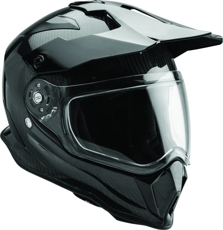 FIRSTGEAR Hyperion Carbon Helmet Black - XS - Back View