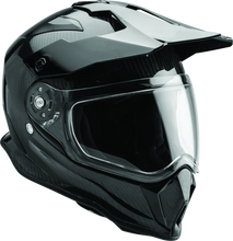 Load image into Gallery viewer, FIRSTGEAR Hyperion Carbon Helmet Black - XS - Back View