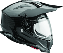Load image into Gallery viewer, FIRSTGEAR Hyperion Carbon Helmet Black - XS - Installation View