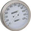 Load image into Gallery viewer, FL-Style 2240:60 Speedometer - '62-'67 Face DragSpecialties 72397M - Side View