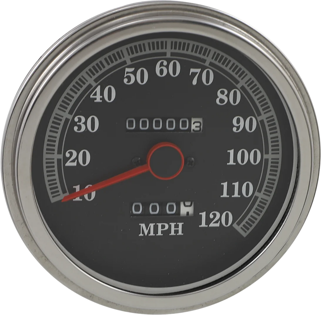 FL-Style 2240:60 Speedometer - '89-'95 Face DragSpecialties 72423M - Main Product View