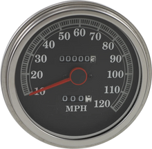 Load image into Gallery viewer, FL-Style 2240:60 Speedometer - '89-'95 Face DragSpecialties 72423M - Main Product View