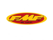 Load image into Gallery viewer, FMF Racing 23In Oval Trailer Sticker (Yel/Red) (Individual)