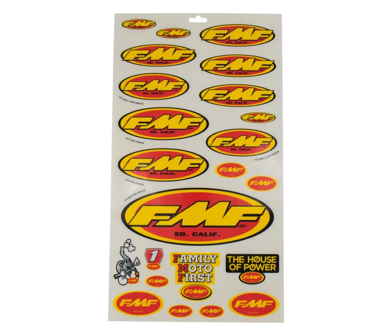 FMF Racing Assorted Sticker Sheet