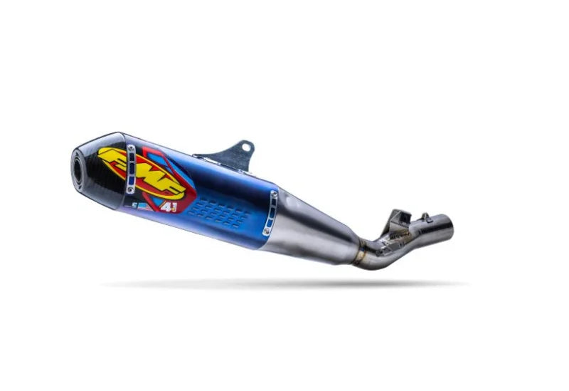 FMF Racing Factory 4.1 RCT Anodized Titanium S/O - Side View