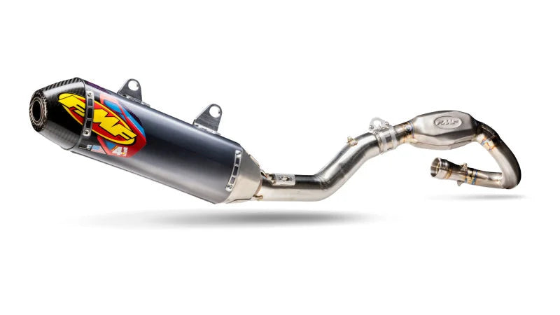 FMF Racing Honda CRF450X / RX 21-26 SS Aluminum Factory 4.1 RCT Complete System w/ TI MB Header