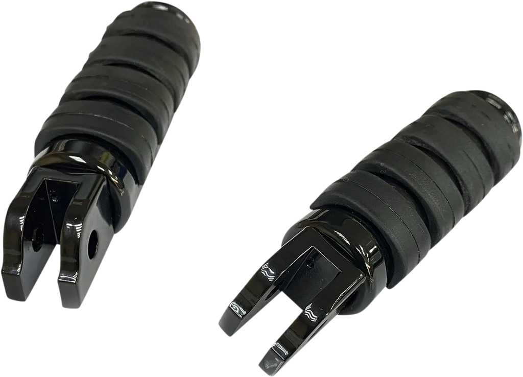 FML Soft-Ride Footpegs - Driver - Black - Softail DragSpecialties P17-0343ISGB - Main Product View