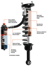 Load image into Gallery viewer, FOX 05+ Toyota Tacoma Performance Elite 2.5 Series Shock Front 2in Lift - Side View