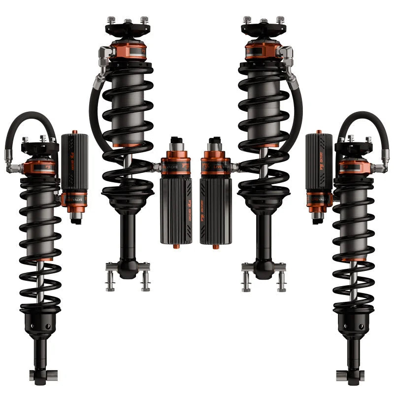 FOX 3.2 Factory Race Live Valve Coilover Kit (Connected Suspension) fits 2021-2025 Ford Bronco - Main Product View