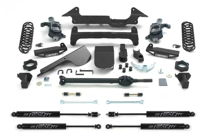 Fabtech 03-08 Hummer H2 Suv/Sut 4WD w/Rr Coil Springs 6in Perf Sys w/Stealth - Main Product View