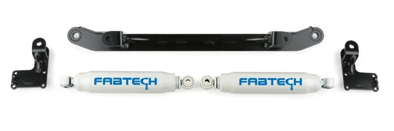 Fabtech 07-14 GM C/K1500 2WD/4WD Dual Steering Stabilizer System w/Perf. Shocks - Main Product View