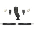 Load image into Gallery viewer, Fabtech 17-20 Ford Superduty 4WD Stealth Dual Steering Stabilizer Kit - Side View