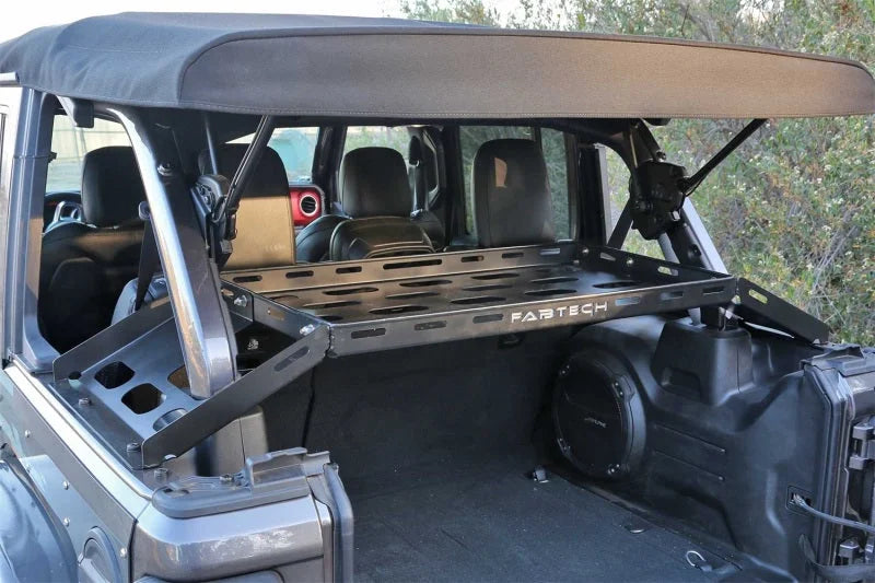Fabtech 18-21 Jeep JL 4WD 4-Door Interior Cargo Rack - Side View