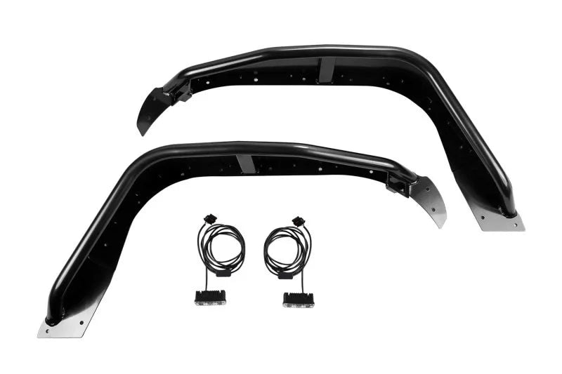 Fabtech 18-21 Jeep JL 4WD Front Steel Tube Fenders - Main Product View