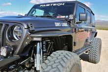 Load image into Gallery viewer, Fabtech 18-21 Jeep JL 4WD Front Steel Tube Fenders - Side View