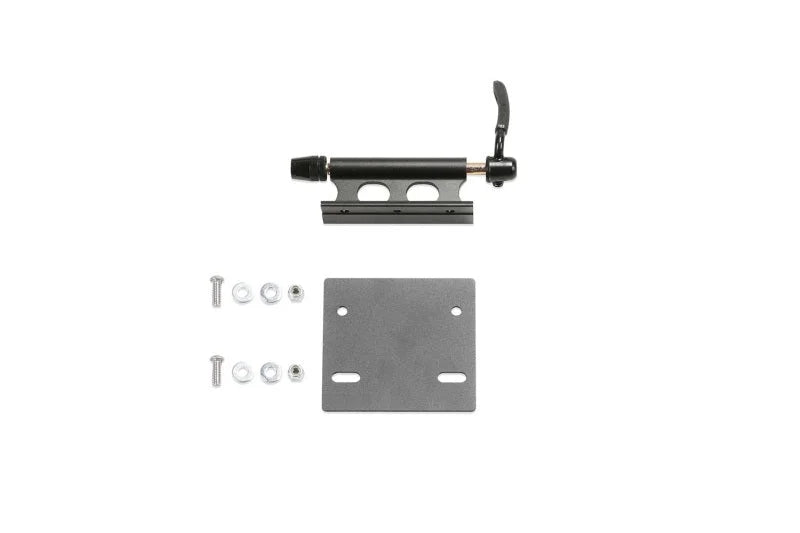 Fabtech 20-21 Jeep Gladiator 4WD Cargo Rack Bike Mount Kit - Back View