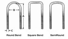 Load image into Gallery viewer, Fabtech 88-98 GM C1500 2WD Extra Cab Square U-Bolt Kit - 9/16-18 x 12.50 x 2.63