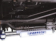 Load image into Gallery viewer, Fabtech 99-03 Ford F250/350/Excursion 2WD Dual Performance Steering Stabilizer Kit - Side View