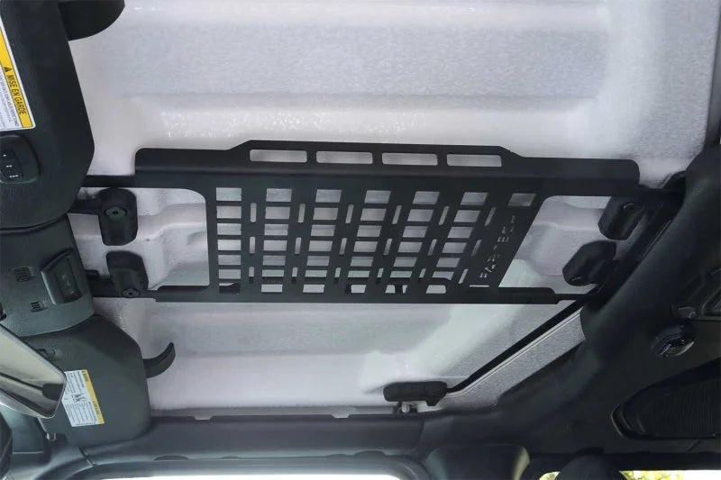 Fabtech Overhead Molle Rack - Side View